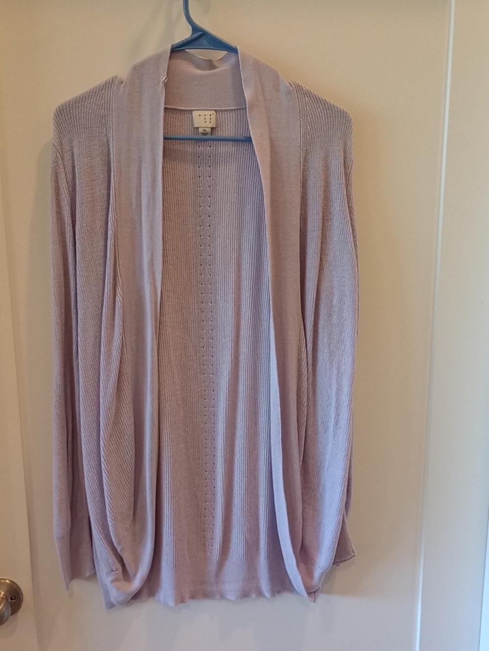 a new day Light Lavender Open-Front Cardigan Size XL Women's